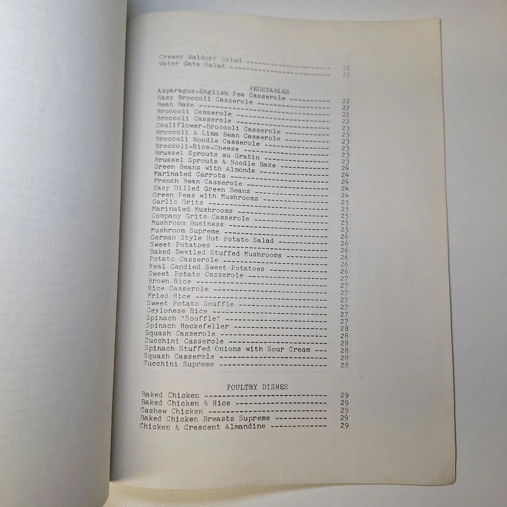 N/A vintage cookbook